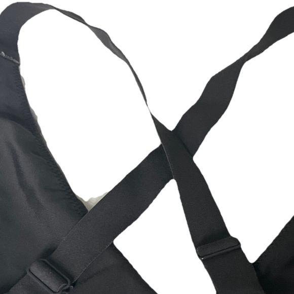 Aerie Offline Shine Strappy Back Sports Bra Workout Athletic Silver Shadow Large - Picture 7 of 7